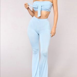 2 piece baby blue set